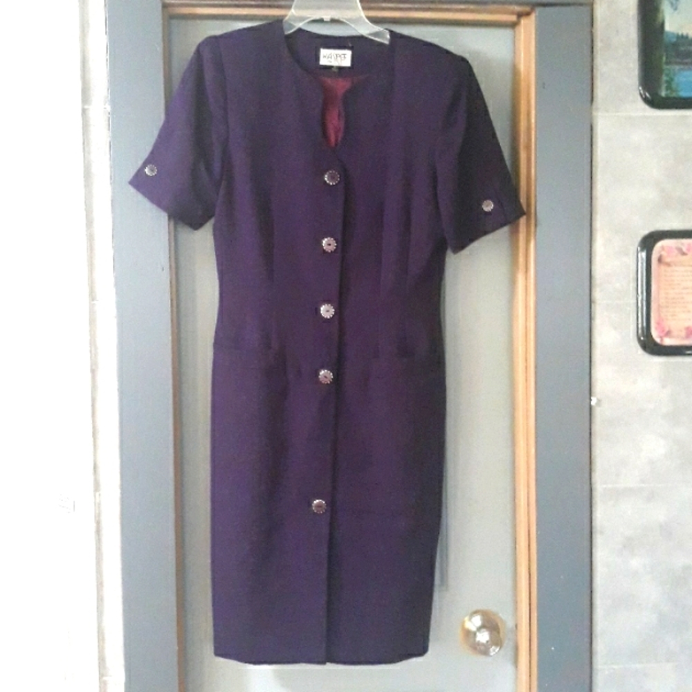 Kasper purple dress sz 8